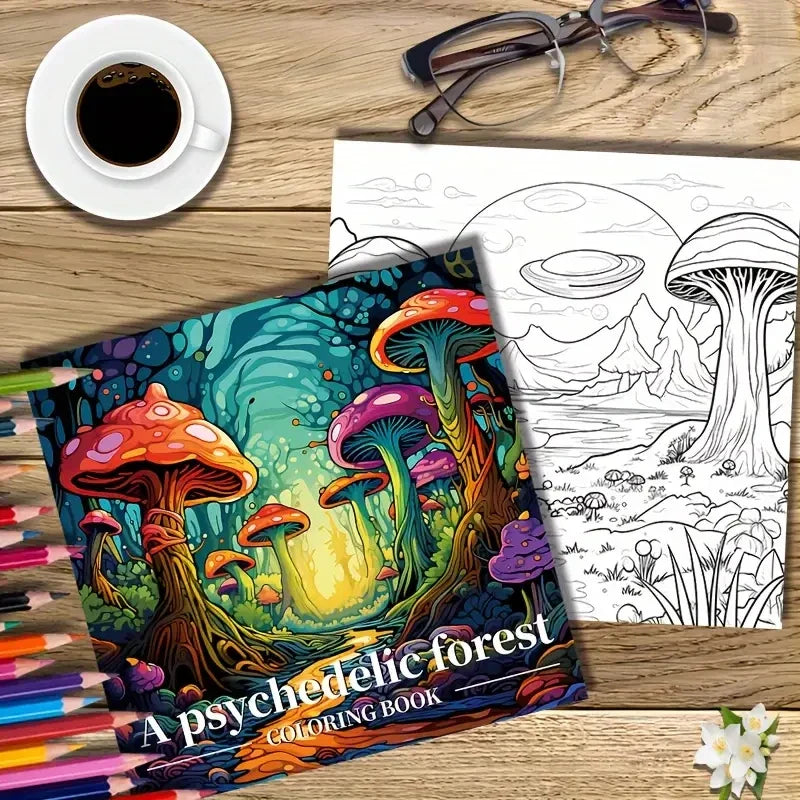 Coloring books and Markers