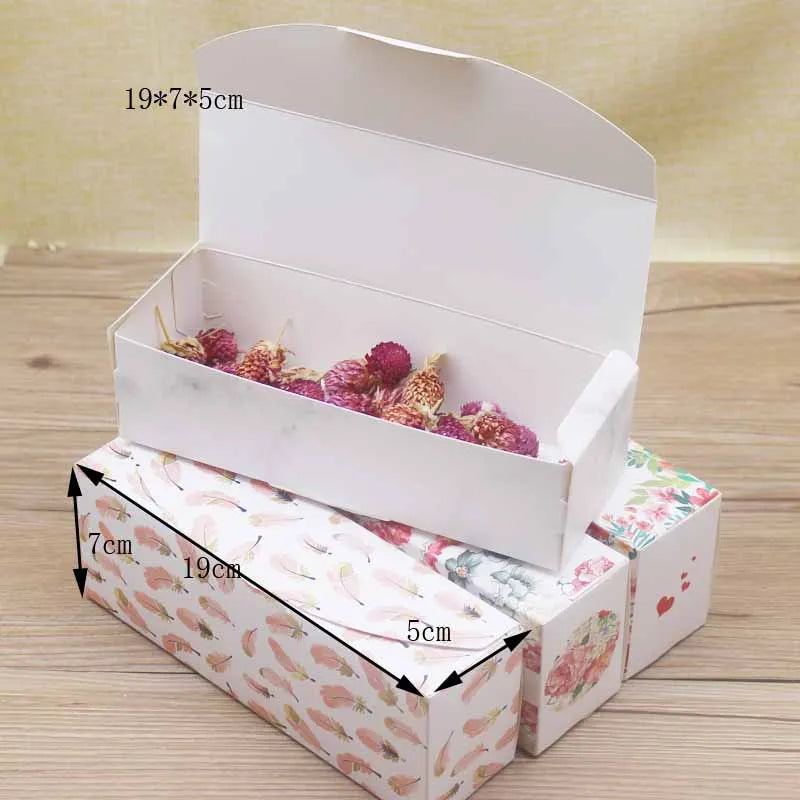 10pc DIY Handmade Gift  wrap Box Marbling  favors package Boxes Paper Carton Birthday Party suppiles Wedding Wrap party