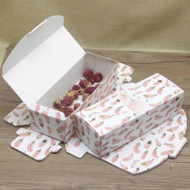 10pc DIY Handmade Gift  wrap Box Marbling  favors package Boxes Paper Carton Birthday Party suppiles Wedding Wrap party