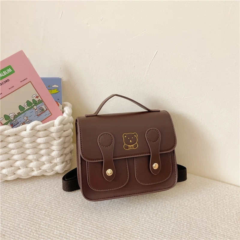 Kids Schoolbag Simple Korean Kindergarten Boys and Girls Baby 3-6 Years College Wind Cute Backpack Hundreds of Kids Shoulder Bag
