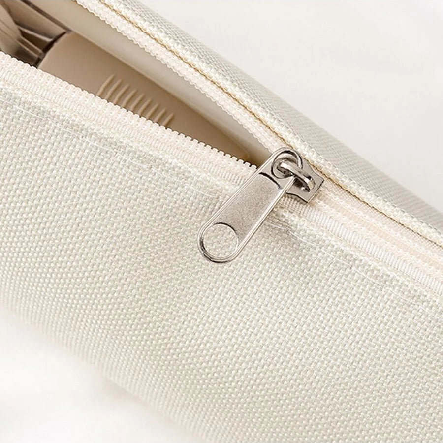 1pc simple pencil case, portable pencil case - suitable for office, school, youth, girls, boys, men and women!
