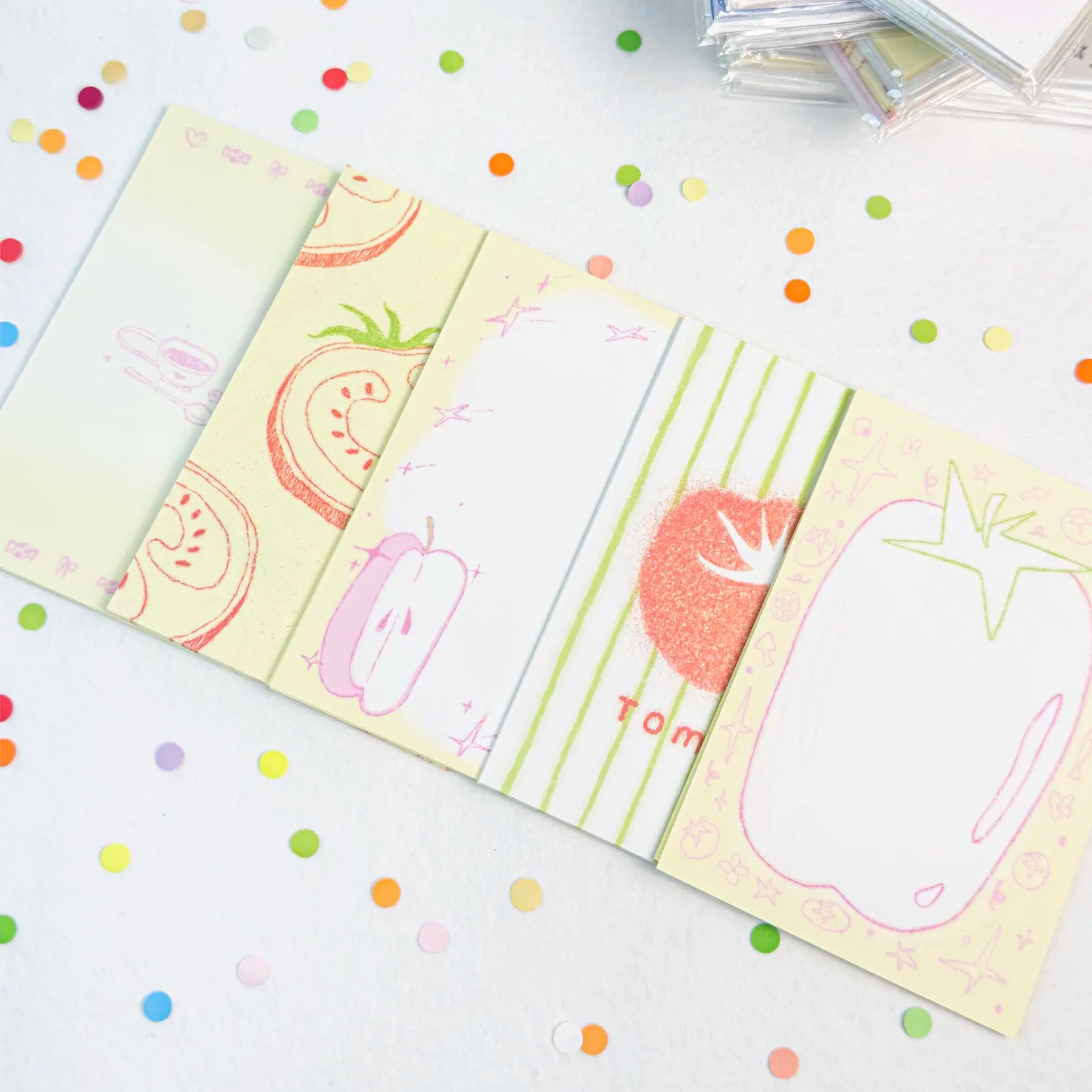 Charming Patterned Stationery Papers - Assorted Designs for Creative Writing & Decoration  Start of school season