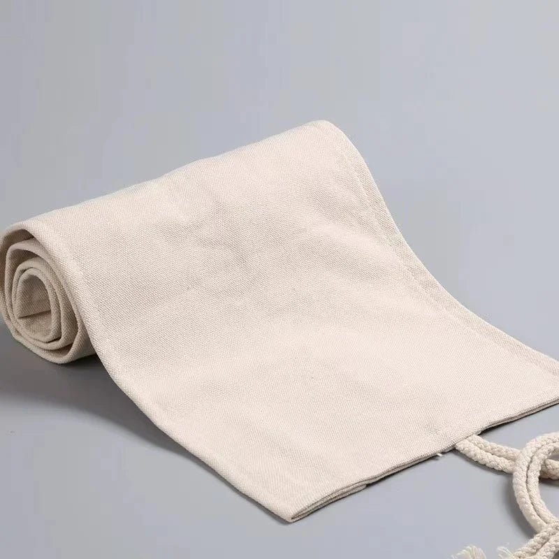 1PC Canvas pencil case - Simple and atmospheric design, colorful lead sketch pencil case for artists students and offices to use