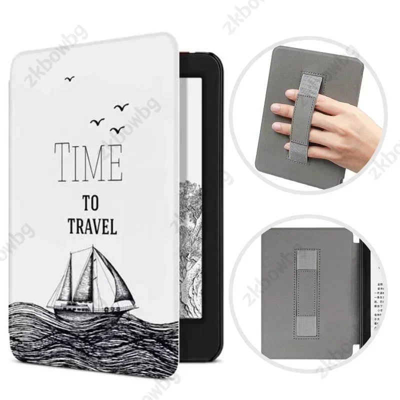 Case for Kindle Paperwhite 11th Generation 6.8 Inch 2021 Signature Edition 11th HandStrap Ebook Auto Wake Sleep M2L3EK M2L4EK