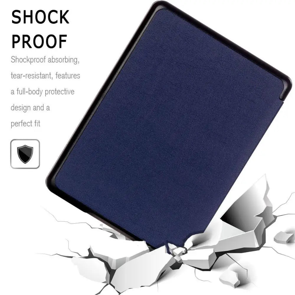 Ultra Slim Smart Case PU Leather Cover 6" eBook Reader Protective Shell For Kindle 8/10th Gen Paperwhite 1/2/3/4