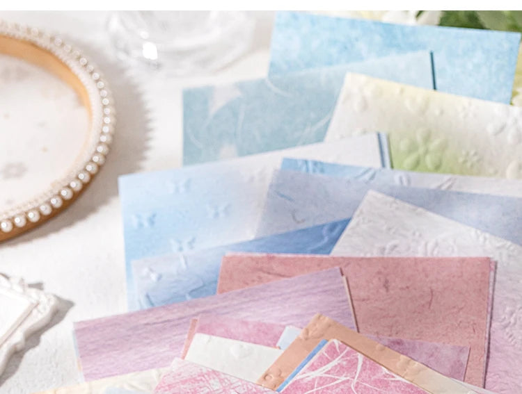 23 Sheets Large Size Aesthetics Stationery School Scrapbooking Supplies Decor Material Papers Background Paper Journal Diary