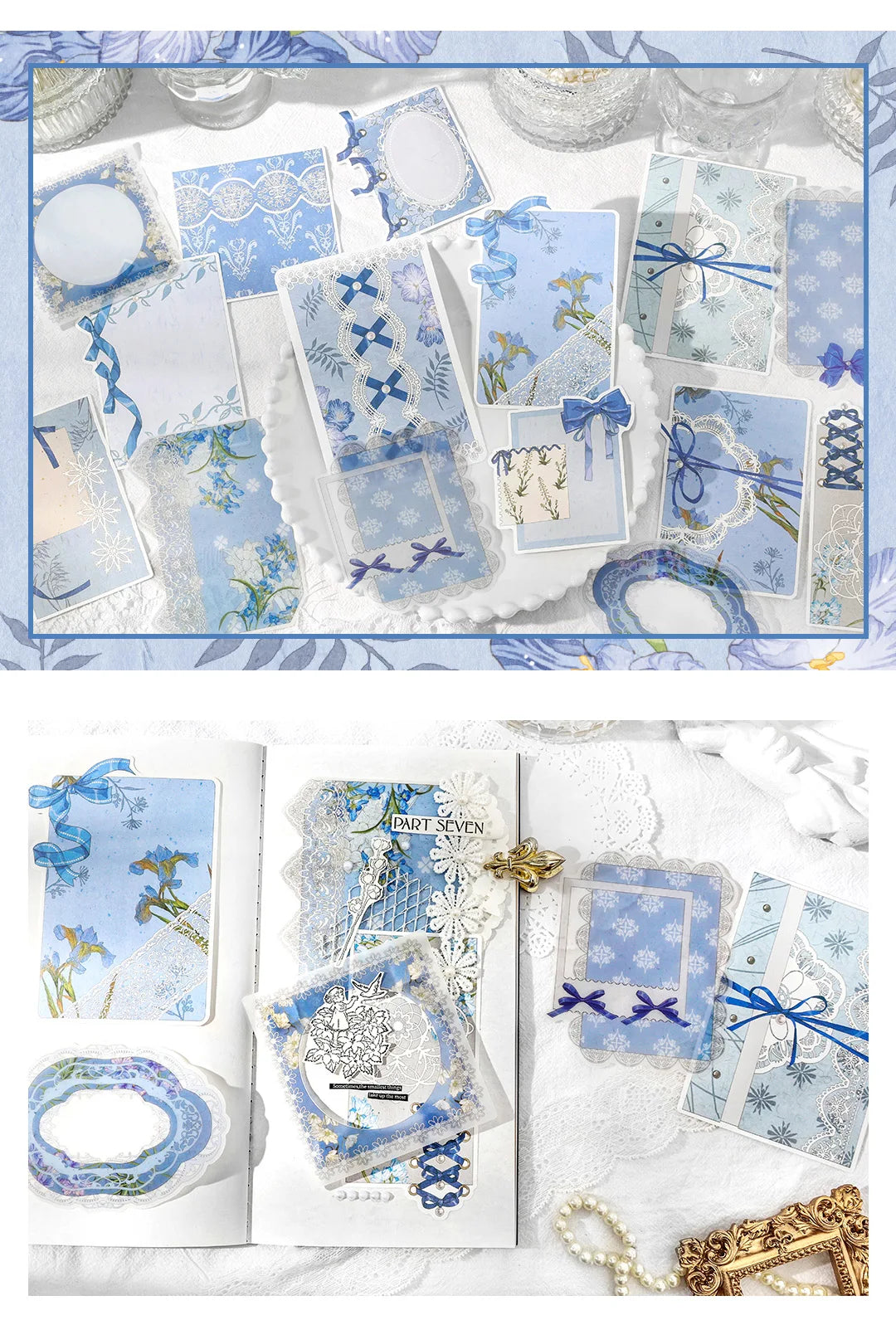 4 styles 30 pcs Vintage material paper Junk Journal DIY Scrapbooking Collage Materials Creative Stationery background paper