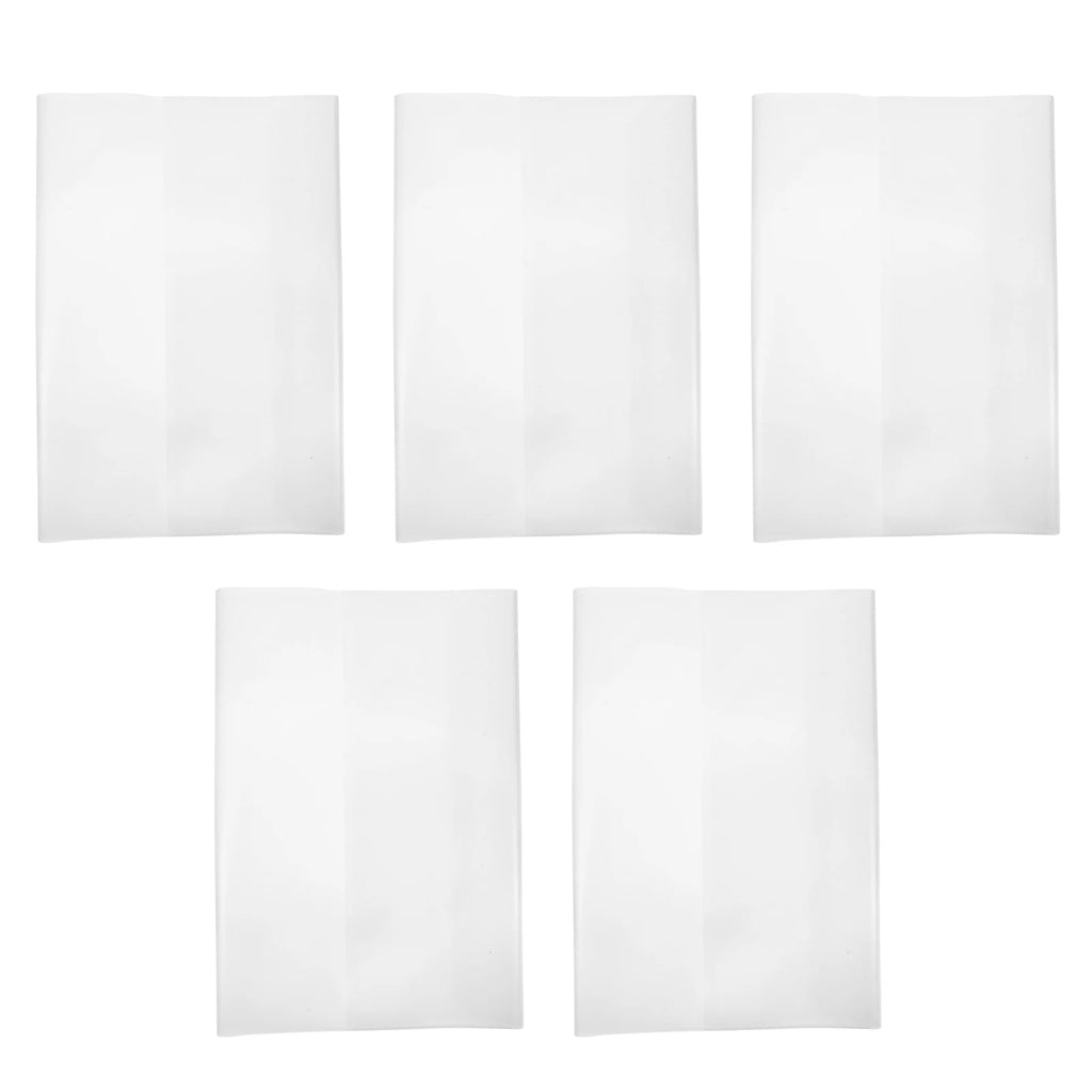 5 Pcs B5 Clear Book Cover Protect 16k Back Covers for Textbooks Waterproof Sleeves