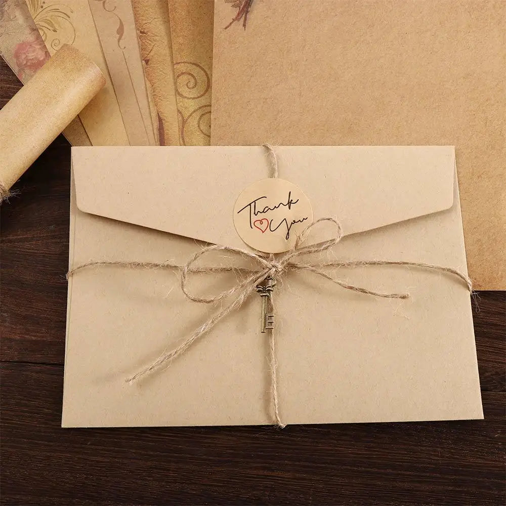 Stationery Flower Desig Letter Paper Craft Paper Kraft Paper Old Europe Style Letter Pad Writing Paper Retro Vintage Envelope