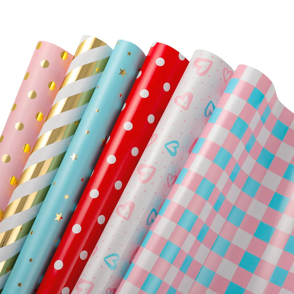 Elegant Wrapping Paper Xmas Packaging Christmas Gifts Shower Retro Love Birthday