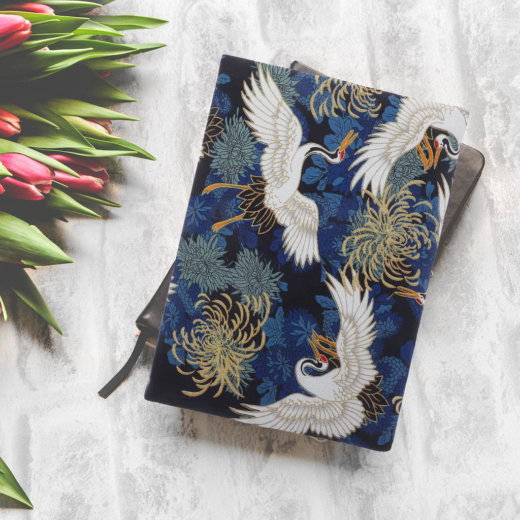 Ledger Protective Cover Ornamental Book Cloth Sleeve Delicate Adjustable Hardcover Covers Fabric Stylish Protector