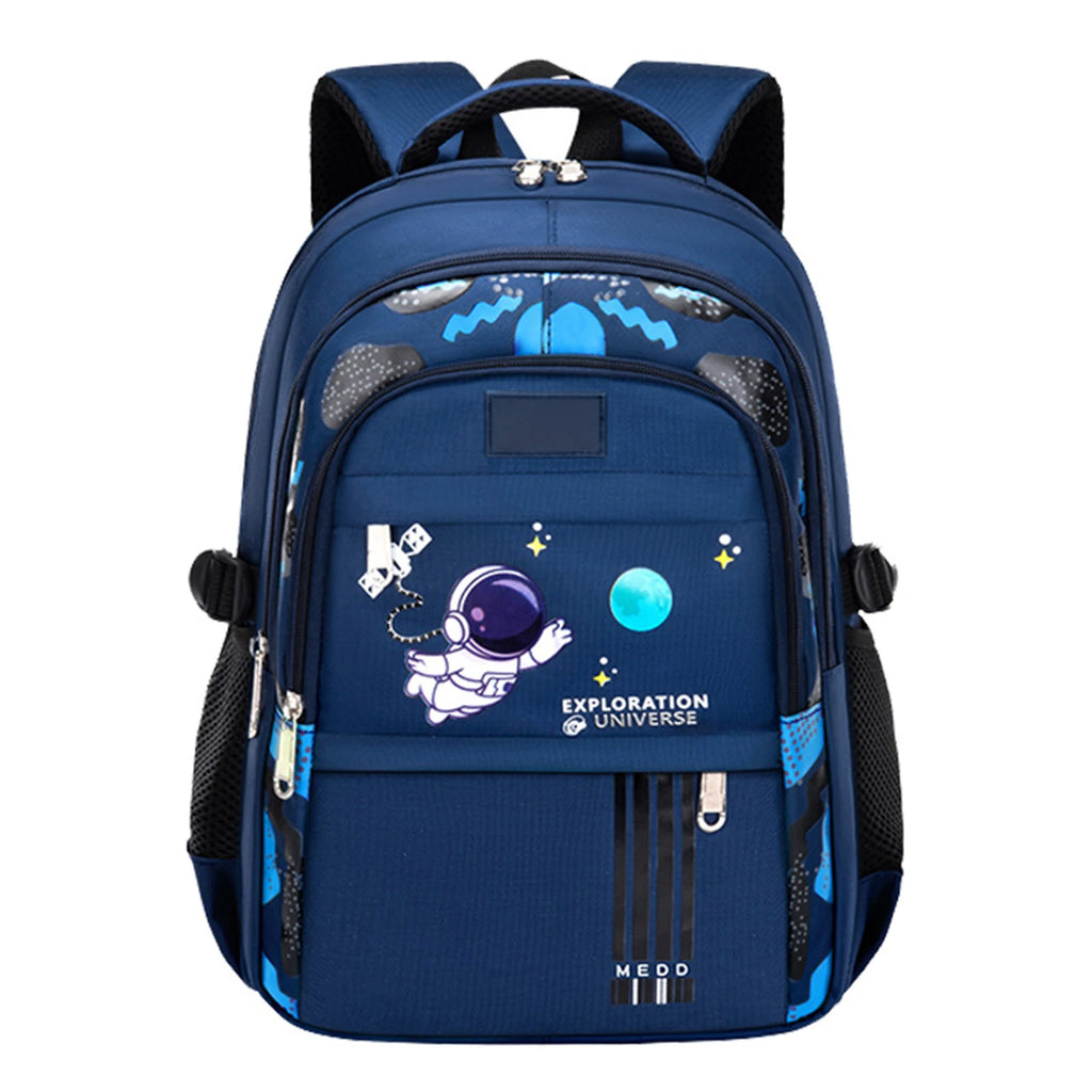 Ergonomic Kids School Backpack Lightweight Waterproof Large Capacity with Adjustable Straps for Grade 1-6 Students