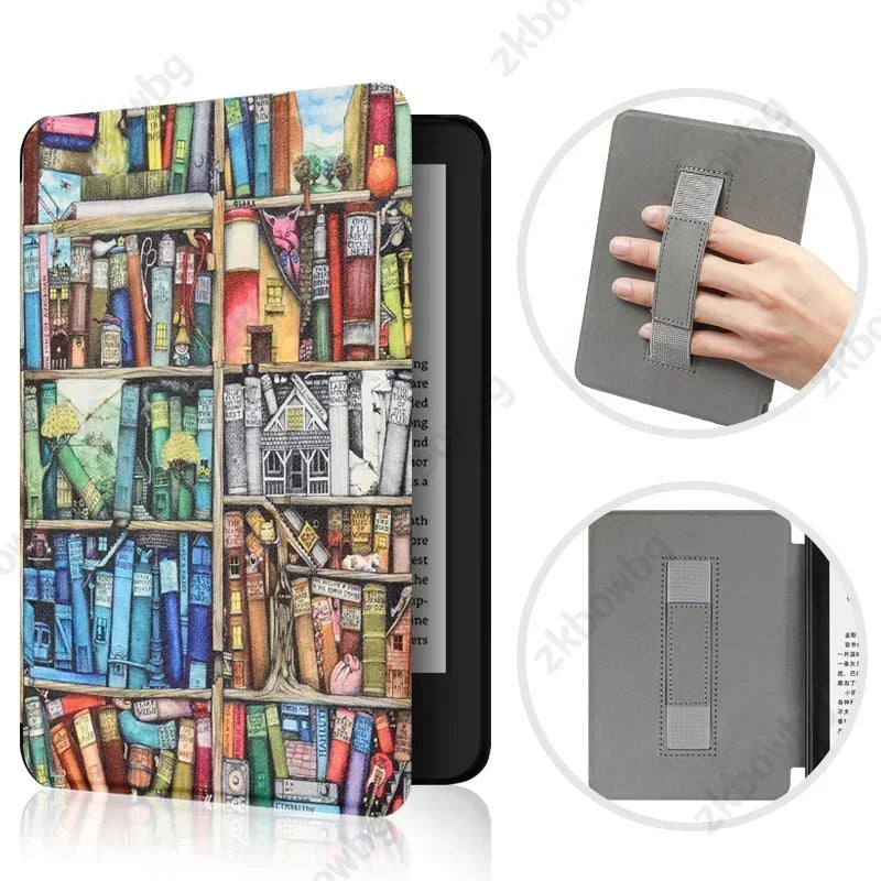 Case for Kindle Paperwhite 11th Generation 6.8 Inch 2021 Signature Edition 11th HandStrap Ebook Auto Wake Sleep M2L3EK M2L4EK