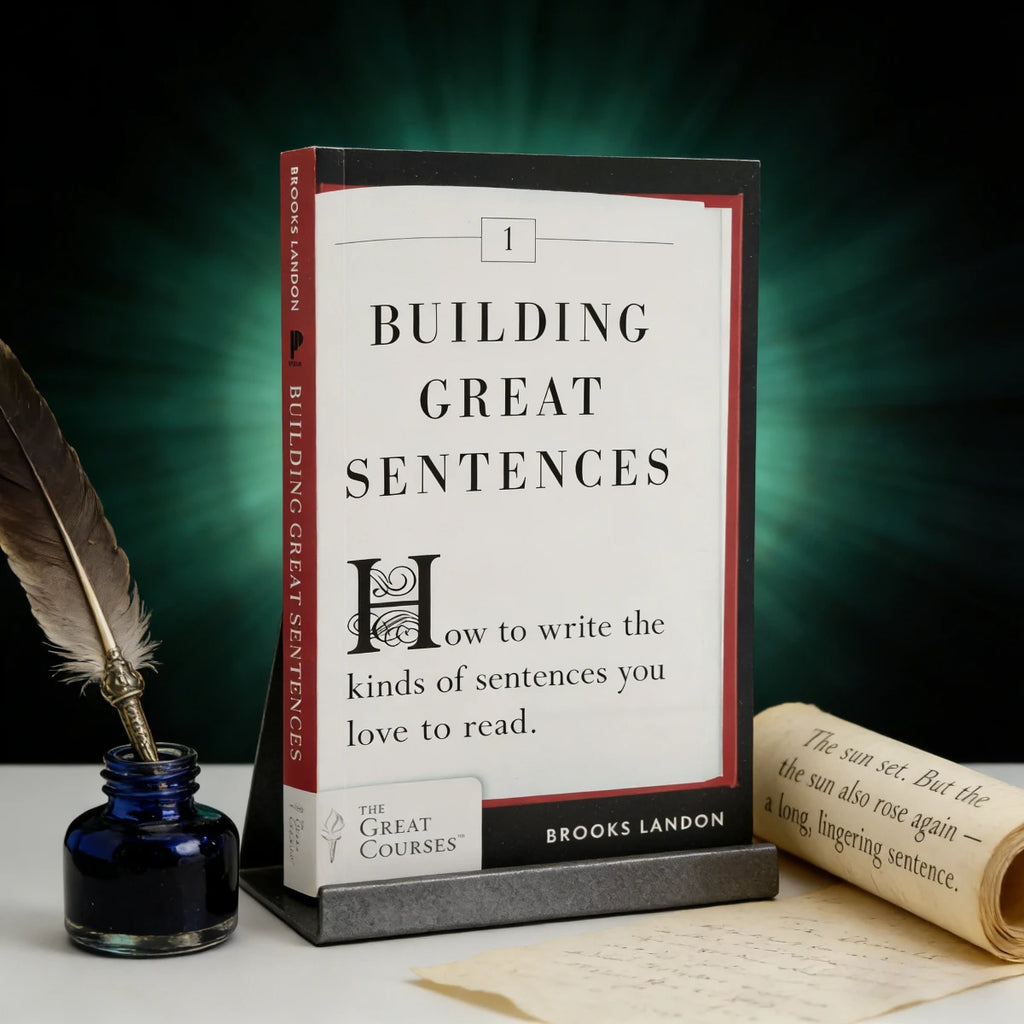 Building Great Sentences: How To Write Sentences You Love To Read | Writing Skills Guide By Brooks Landon, The Great Courses