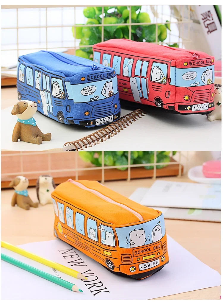 Pencil bag Creative large capacity pencil case cartoon  pencil case student pencil case stationery case school office supplies