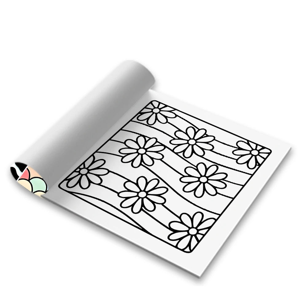 Coloring Book for Kids & Adults: Large Drawing Sketchbook with Blank Pages, Perfect for Sketching, Art Supplies ﻿