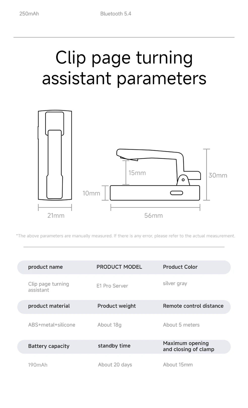 For Kindle Control Pen Paging Device E-book Reader Swipe Remote Control Page Turner Clicker for Kindle Paperwhite Ereaders