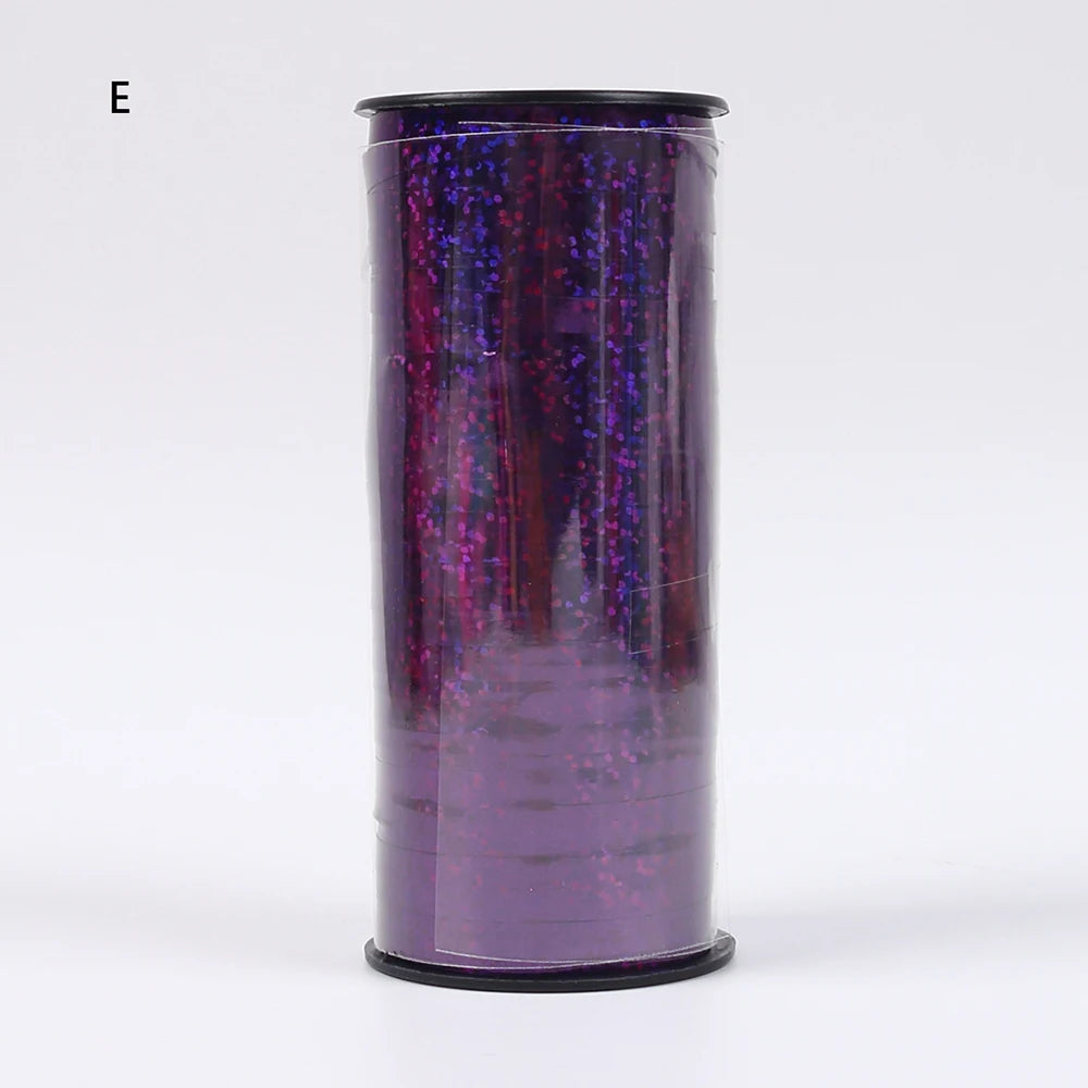 100Yards/Roll Glitter Curling Ribbons Balloon Ribbons Gift Wrap Ribbons for Crafts Christmas Birthday Wedding Party Decoration