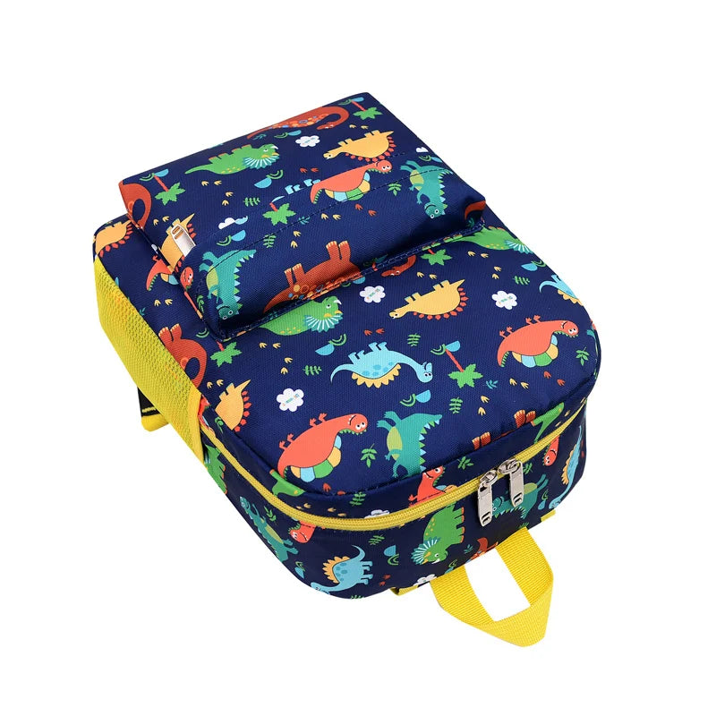 Kids Cartoon Backpack Preschool Kindergarten Bookbag Toddler School Bag for Boys Girls Dinosaurs, Large Capacity, Lightweight