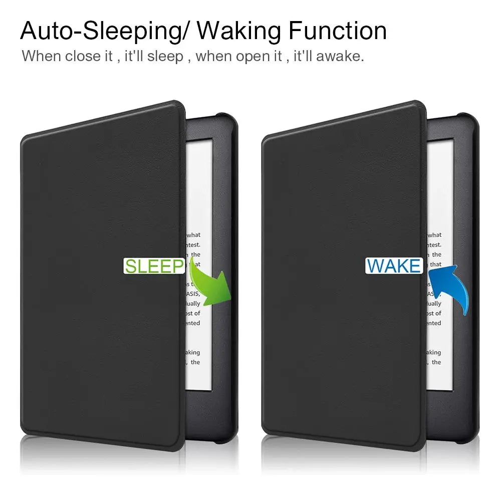 Ultra Slim Smart Case PU Leather Cover 6" eBook Reader Protective Shell For Kindle 8/10th Gen Paperwhite 1/2/3/4
