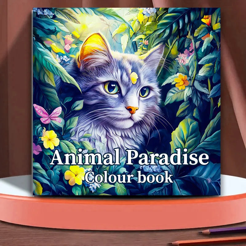 Coloring Books for Adults & Kids - Thick Pages Anti-Stress Creative Art Activity Drawing Painting Books for Relaxation