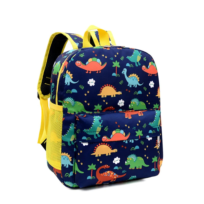 Kids Cartoon Backpack Preschool Kindergarten Bookbag Toddler School Bag for Boys Girls Dinosaurs, Large Capacity, Lightweight