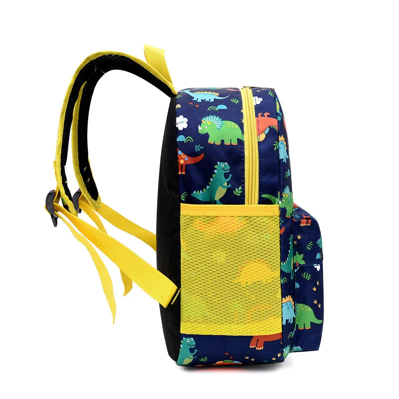 Kids Cartoon Backpack Preschool Kindergarten Bookbag Toddler School Bag for Boys Girls Dinosaurs, Large Capacity, Lightweight