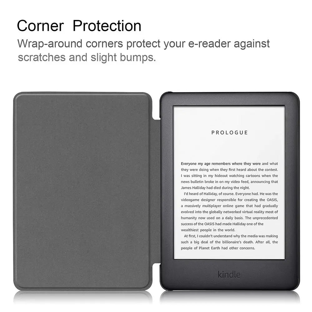 Ultra Slim Smart Case PU Leather Cover 6" eBook Reader Protective Shell For Kindle 8/10th Gen Paperwhite 1/2/3/4