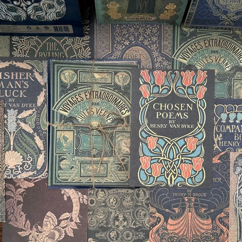 15 Sheets Per Book Vintage Decorative Material Paper Journal Collage Diy Bookkeeping Decoration Aesthetic Stationery Stickers