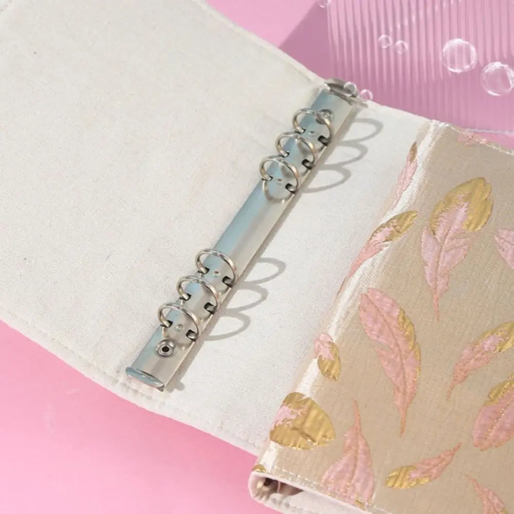 No Inner Page A5/A6 Loose-leaf Book Cover Creative INS Mini Budget Binder Cover Portable DIY Notebook Cover Sketchbook