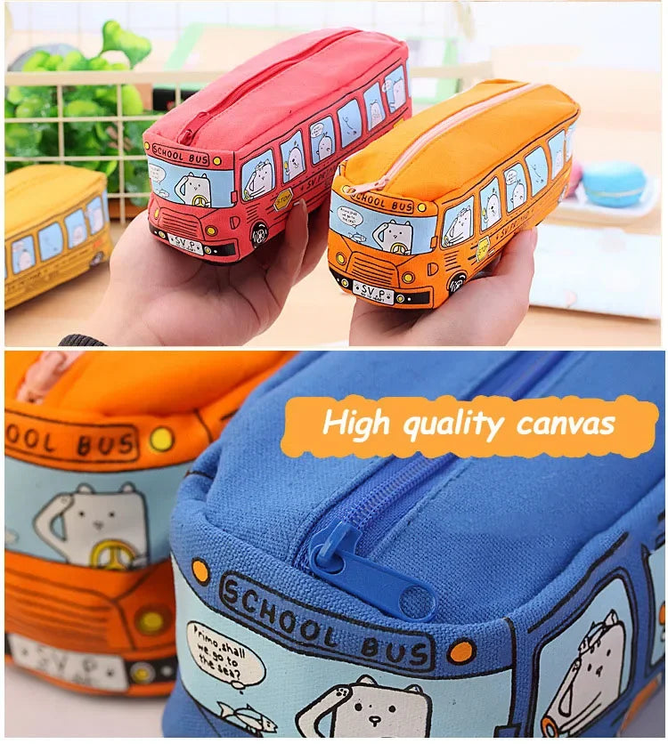 Pencil bag Creative large capacity pencil case cartoon  pencil case student pencil case stationery case school office supplies