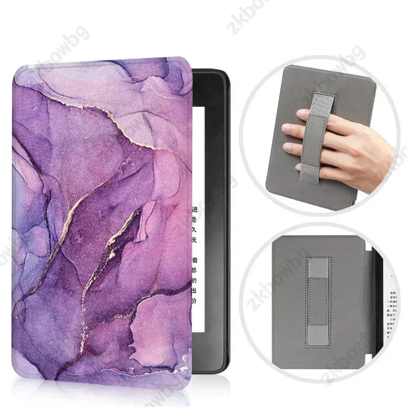 Case for Kindle Paperwhite 11th Generation 6.8 Inch 2021 Signature Edition 11th HandStrap Ebook Auto Wake Sleep M2L3EK M2L4EK