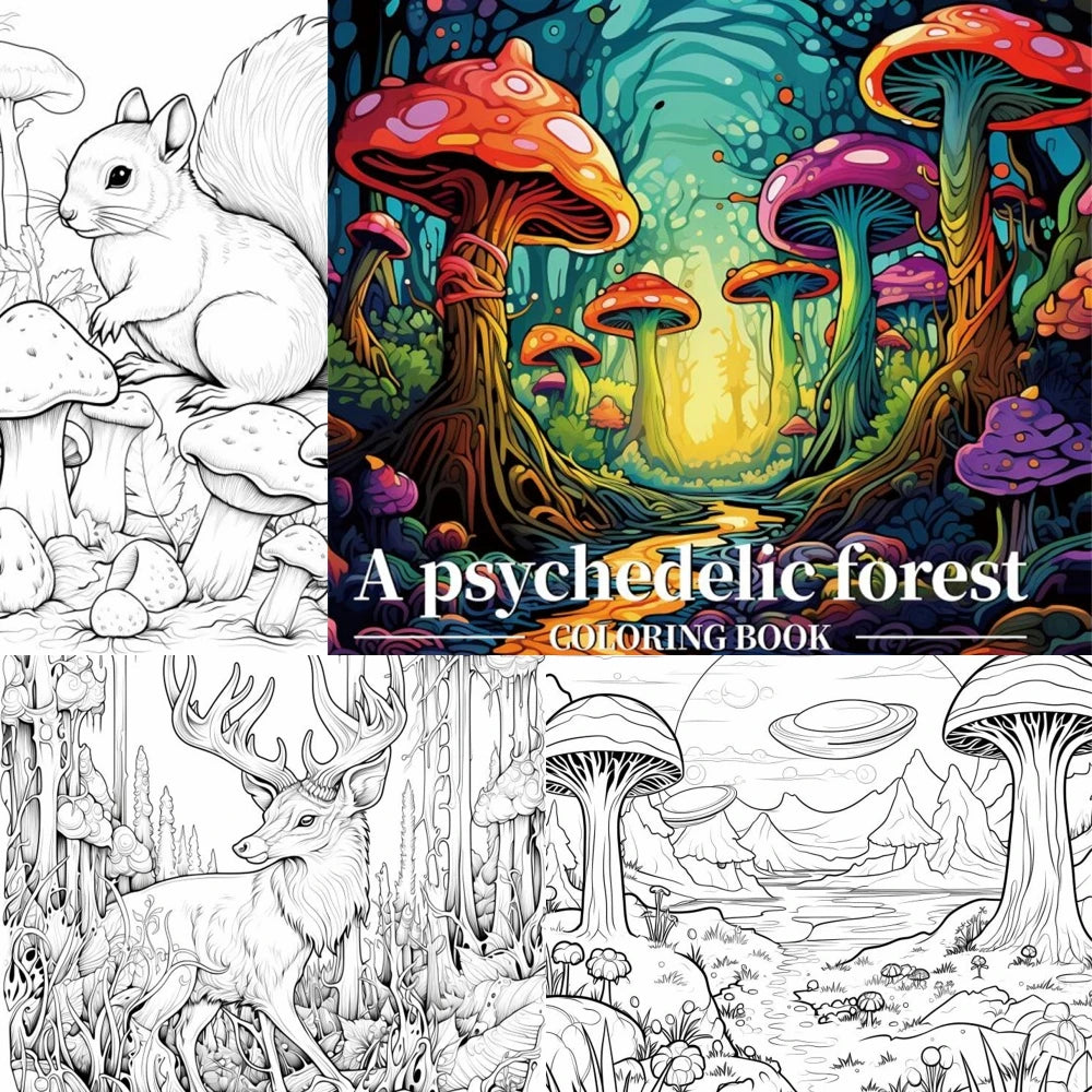 1pc Art Coloring Book 22 Page Coloring Books Gift For Birthday Party Relieve Stress Kill Time Graffiti Painting Drawing Art Book