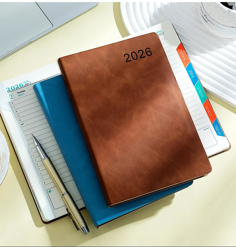 2026 Planner, Self-Discipline Calendar Planner, Weekly & Monthly Planner Layouts, 360-Page Daily Organizer,Portable Planner Book
