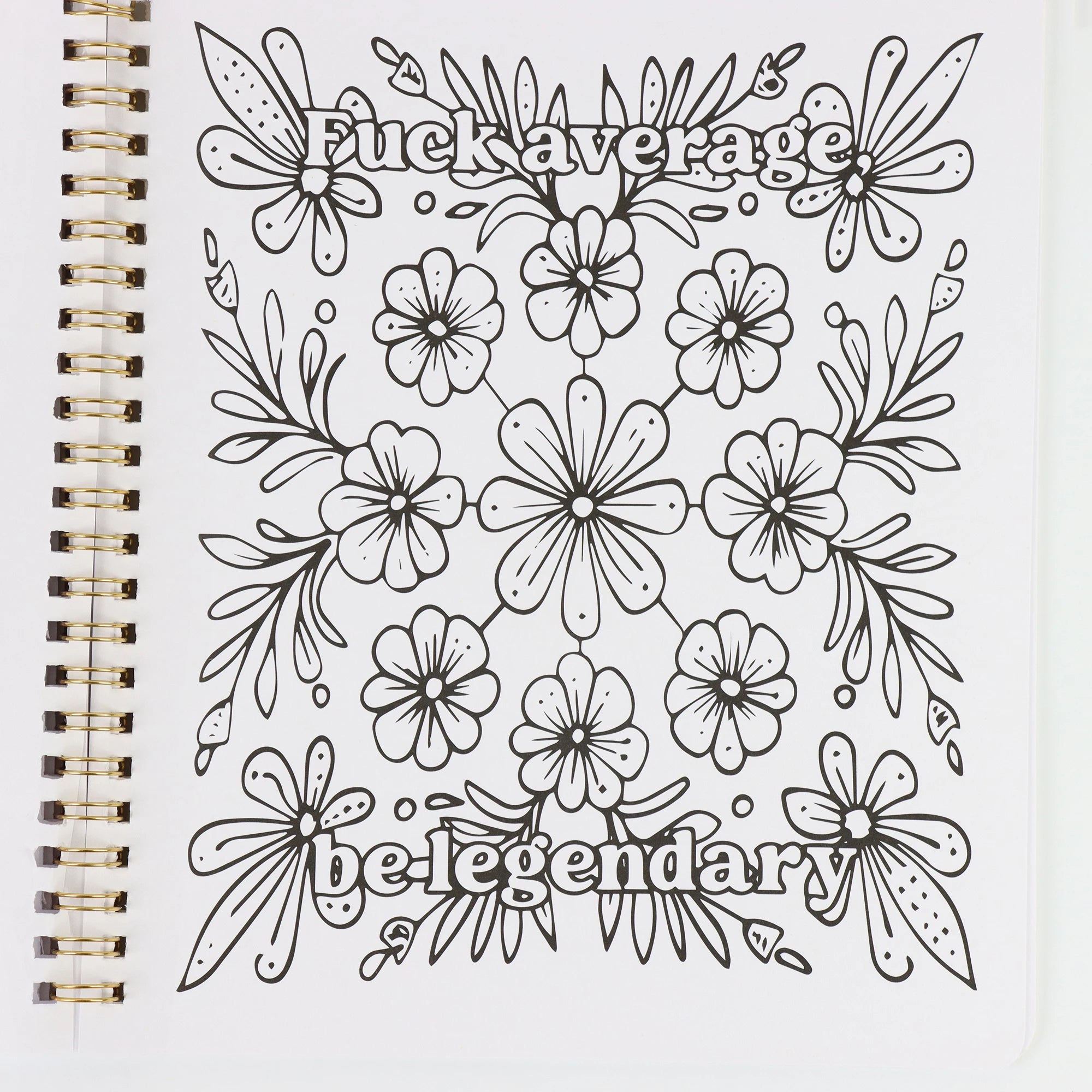 Beautiful Adult Coloring Book For Relaxation Funny Dirty Talk Coloring Book With Floral And Animal Patterns 31 Individual Pages