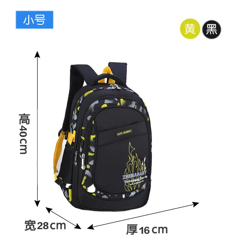Kids backpack Primary children School Bags For Boys large orthopedic Backpack Waterproof Schoolbag big Book Bag mochila infantil