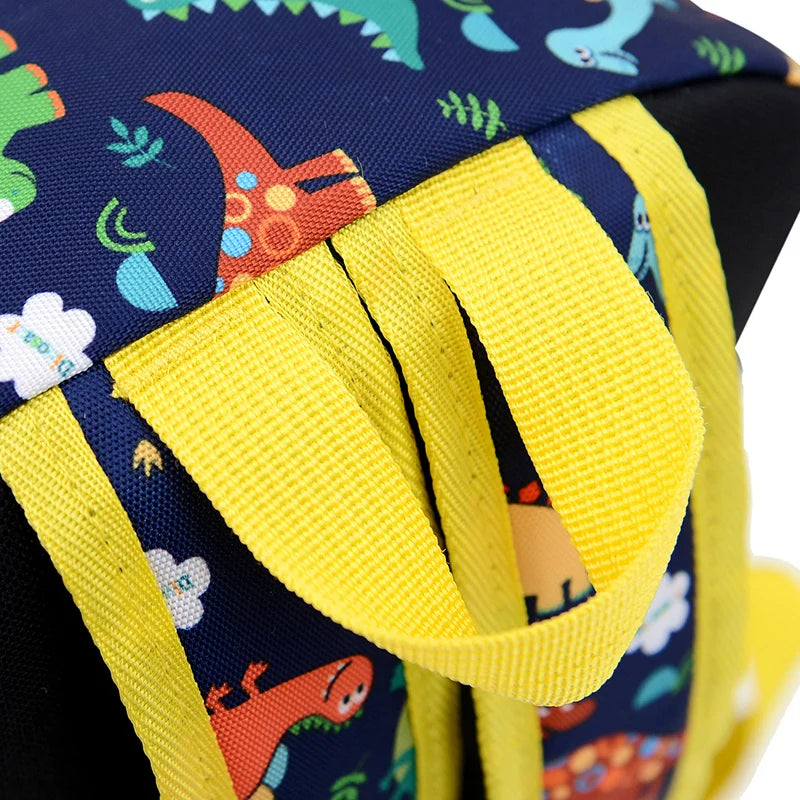 Kids Cartoon Backpack Preschool Kindergarten Bookbag Toddler School Bag for Boys Girls Dinosaurs, Large Capacity, Lightweight