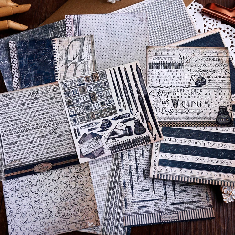 12PCS Vintage Stationery Sticker Set Is Ideal For Those Who Love To Journal, Scrapbook, Or Create Their Own Unique Crafts.