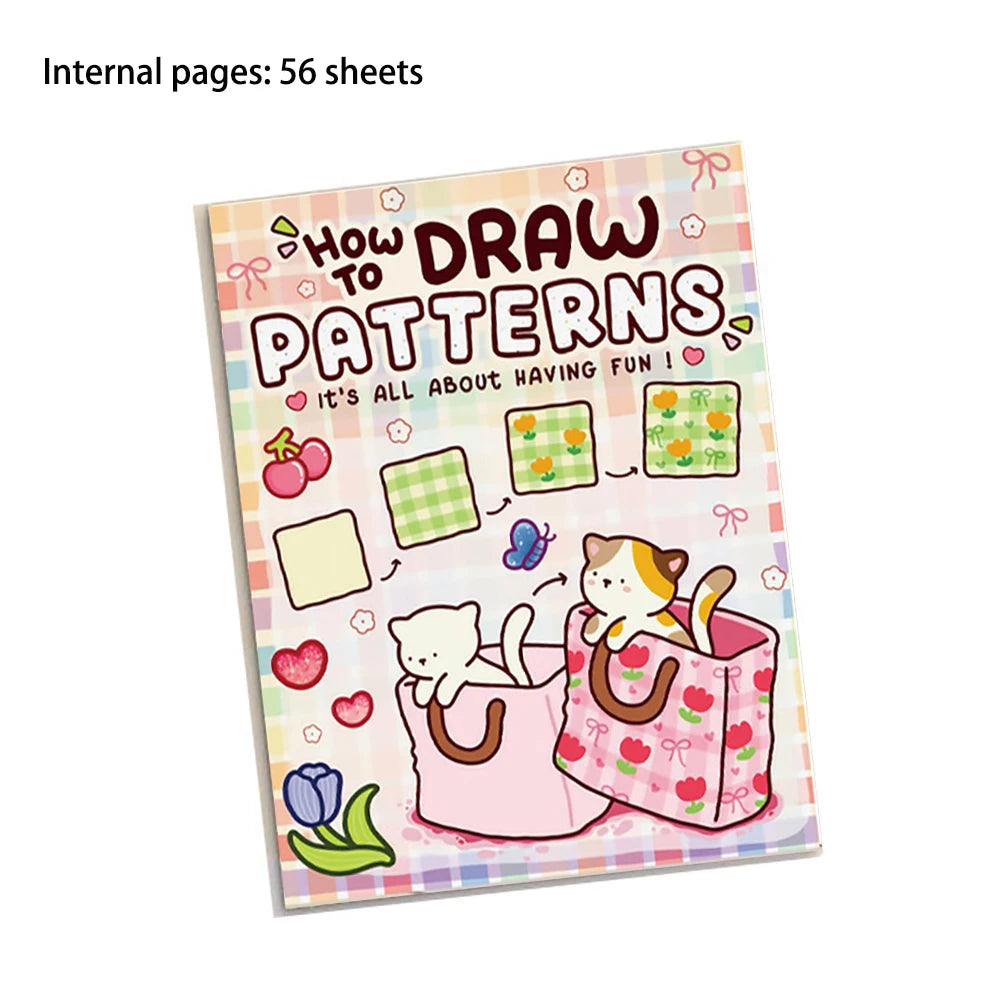 How to Draw Patterns: Easy and Fun Guide Detailed steps for students to draw cartoon patterns