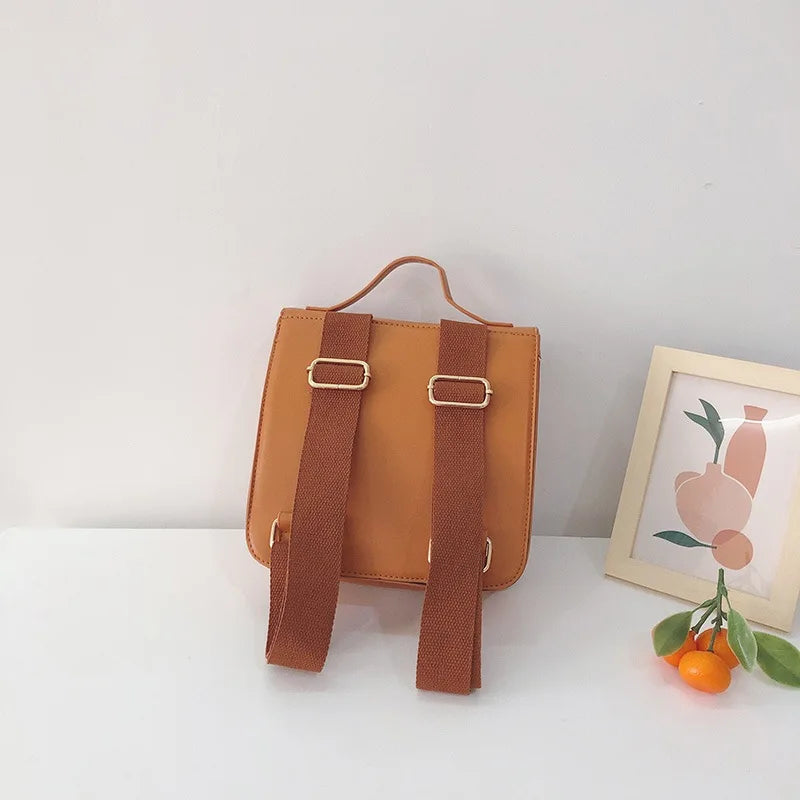 Kids Schoolbag Simple Korean Kindergarten Boys and Girls Baby 3-6 Years College Wind Cute Backpack Hundreds of Kids Shoulder Bag