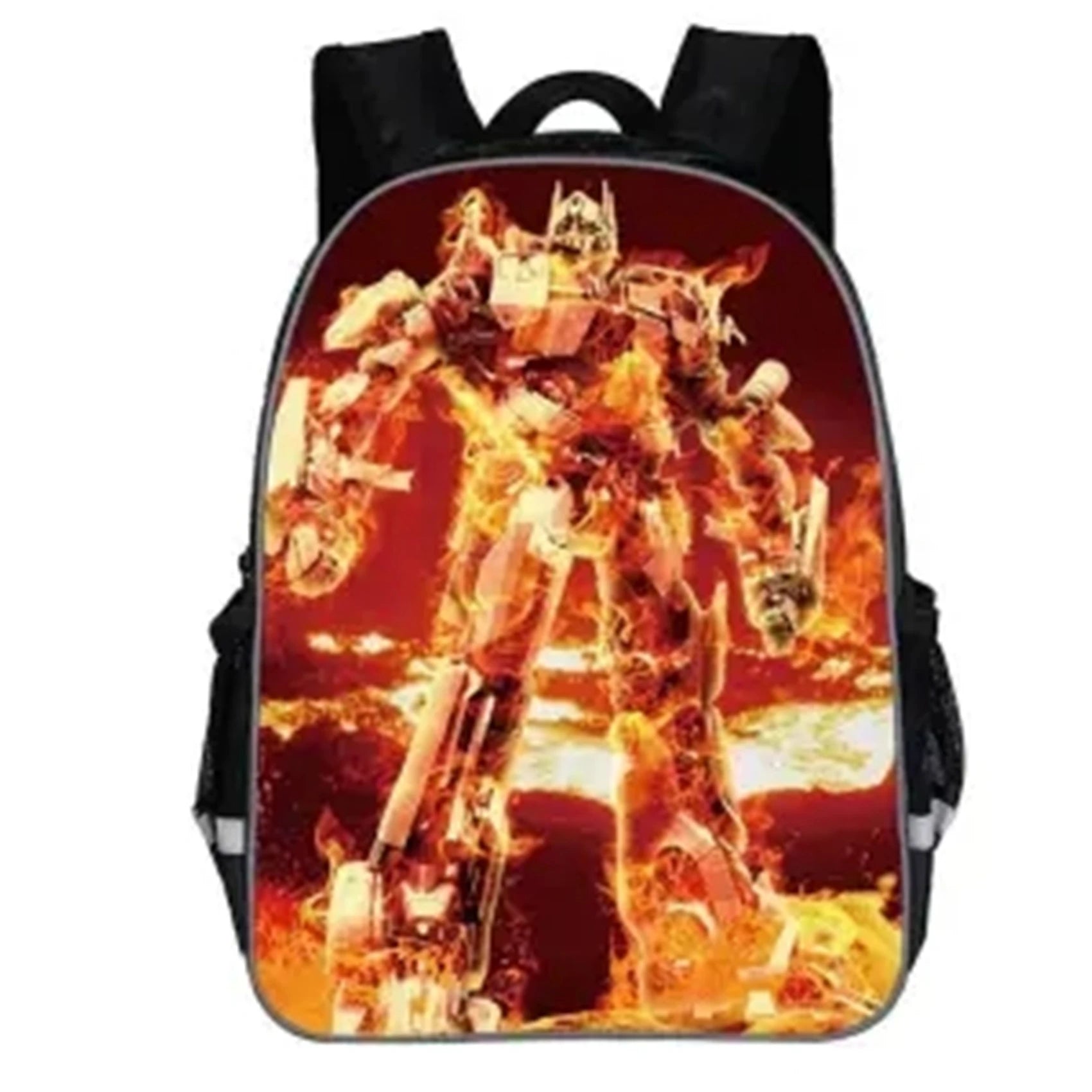 Kids T-Transformers Optimus P-Prime Backpack-Boys Back to School Bookbag-Lightweight Casual Daypack for Student