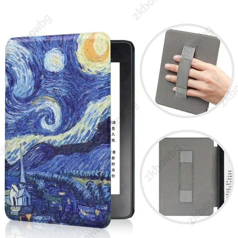 Case for Kindle Paperwhite 11th Generation 6.8 Inch 2021 Signature Edition 11th HandStrap Ebook Auto Wake Sleep M2L3EK M2L4EK