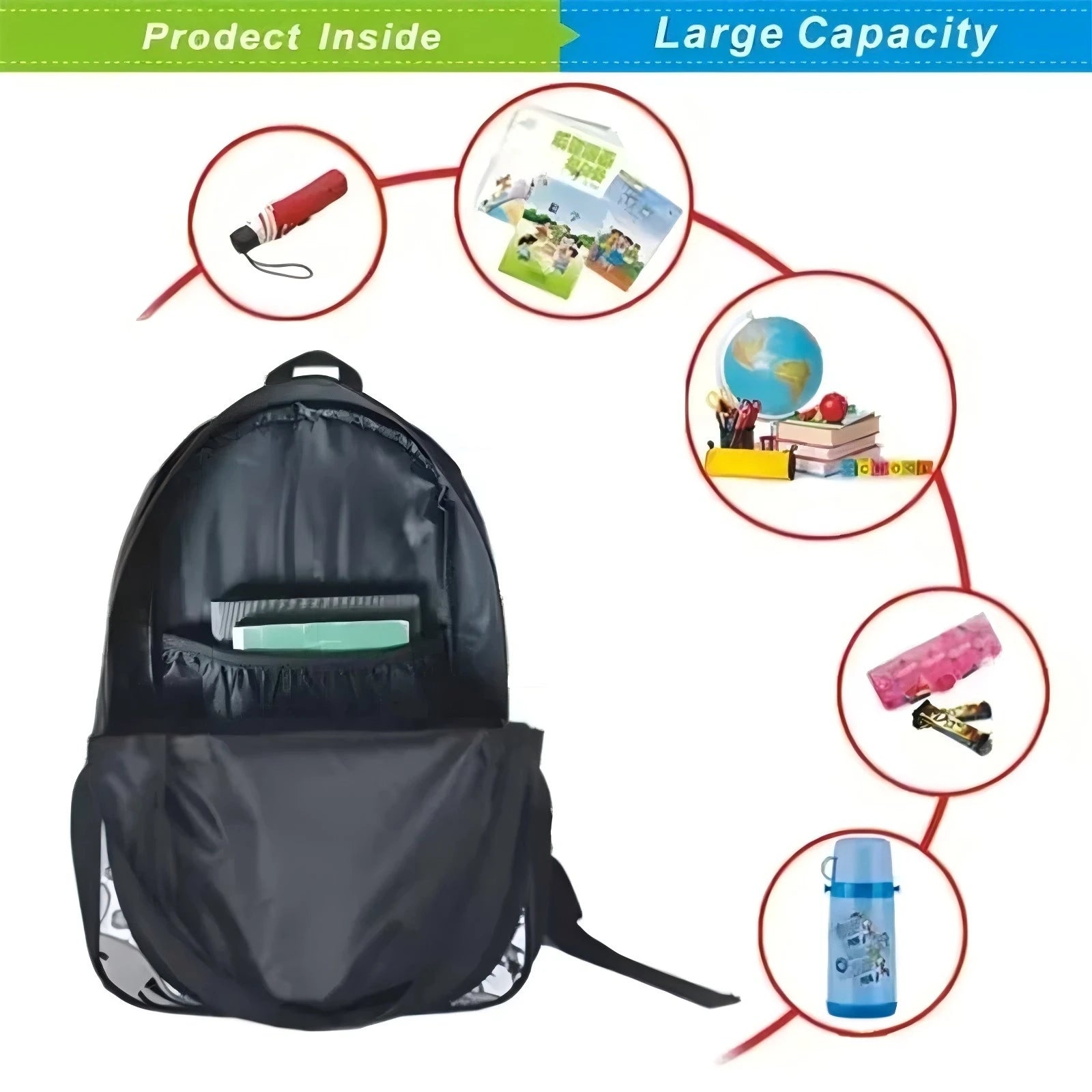 Kids T-Transformers Optimus P-Prime Backpack-Boys Back to School Bookbag-Lightweight Casual Daypack for Student