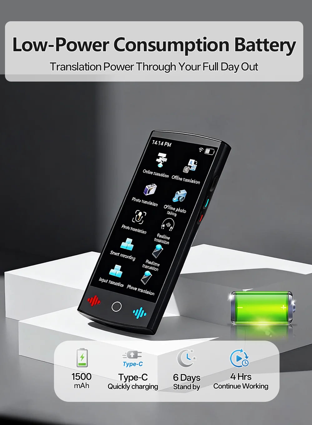 MSAI T26 160 Languages Voice Translator Online Photo 75 Languages Audio Translate 115 Offline Real Time Translation for Travel