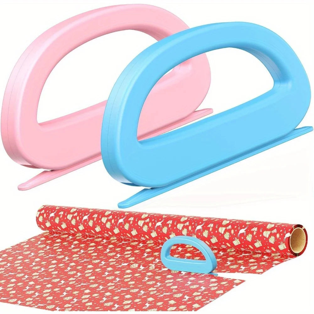 Gift Wrapping Paper Cutter, Handmade DIY Cutting Tool - Suitable for Office/Christmas/Halloween,a Portable Sliding Paper Trimmer