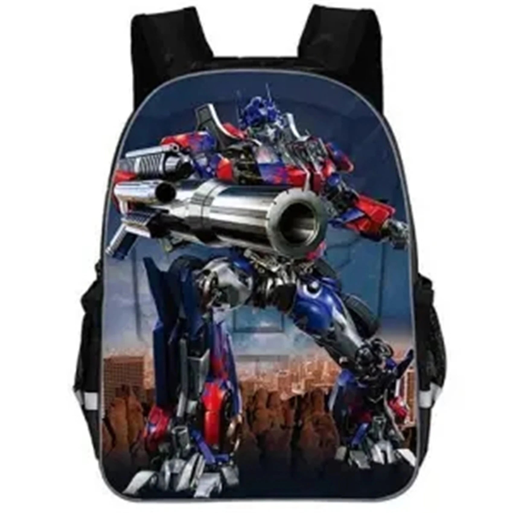 Kids T-Transformers Optimus P-Prime Backpack-Boys Back to School Bookbag-Lightweight Casual Daypack for Student