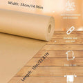 1 Roll Solid Color Gift Wrapping Paper,Brown Leather Paper,Brown Kraft Paper,Bouquet Supplies,Valentine's Day Gift Wrap