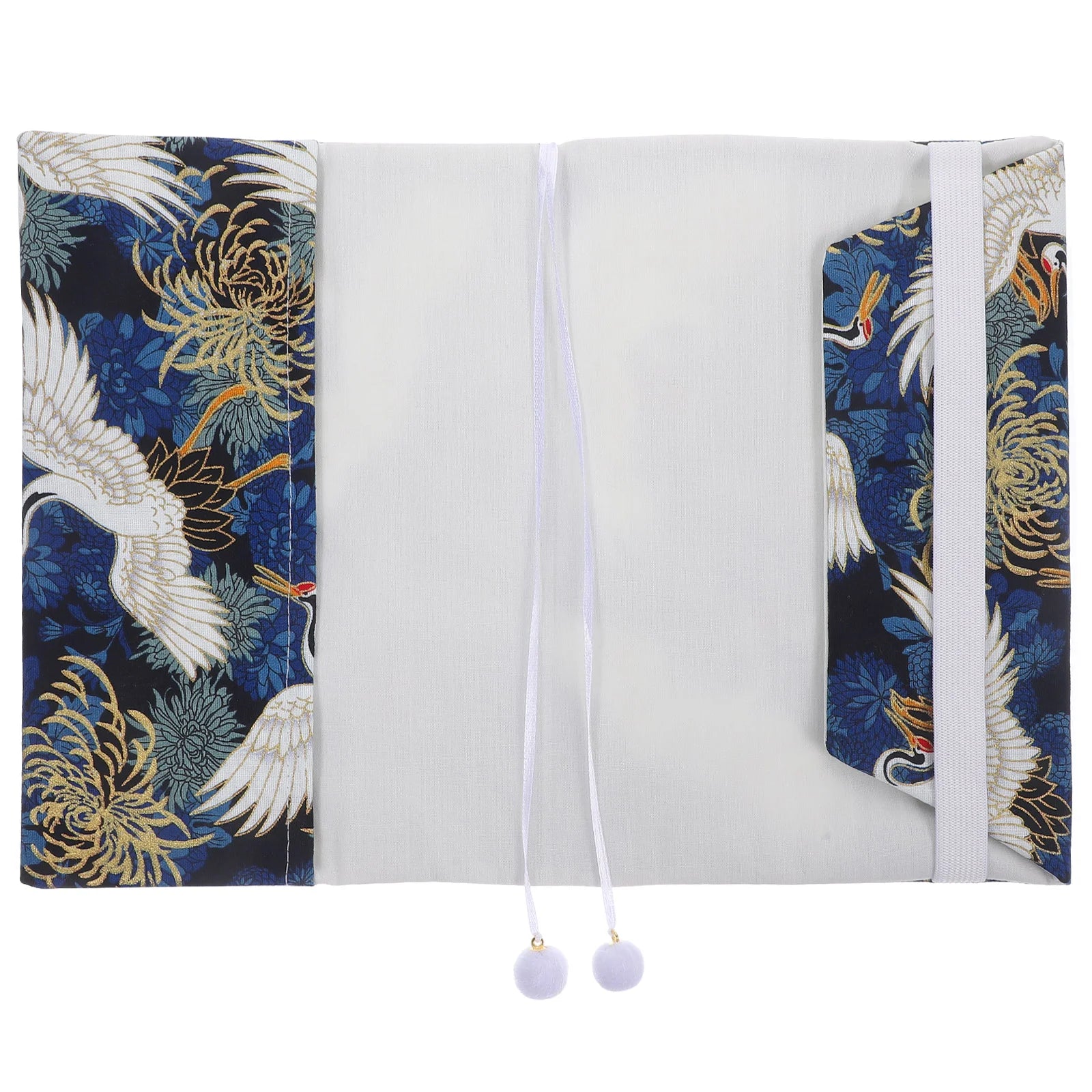 Ledger Protective Cover Ornamental Book Cloth Sleeve Delicate Adjustable Hardcover Covers Fabric Stylish Protector