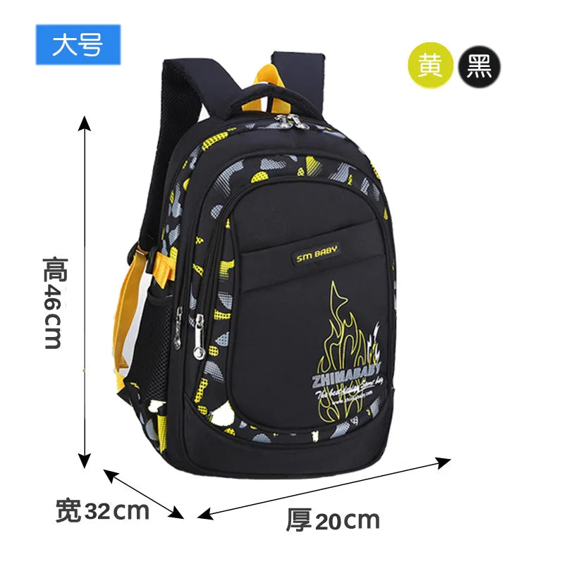 Kids backpack Primary children School Bags For Boys large orthopedic Backpack Waterproof Schoolbag big Book Bag mochila infantil