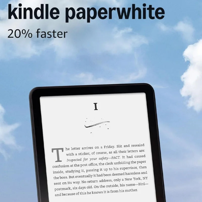 Kindle Paperwhite 12th Generation 2024 E-Reader 7" 300PPI IPX8 Waterproof Dual-Color Temperature Front Light 16GB/32GB Wi-Fi